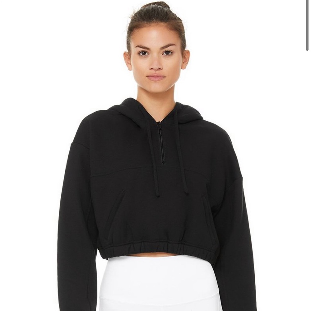Alo Stadium Half Zip Hoodie